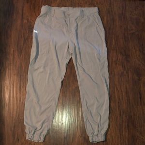 under armour nylon joggers
